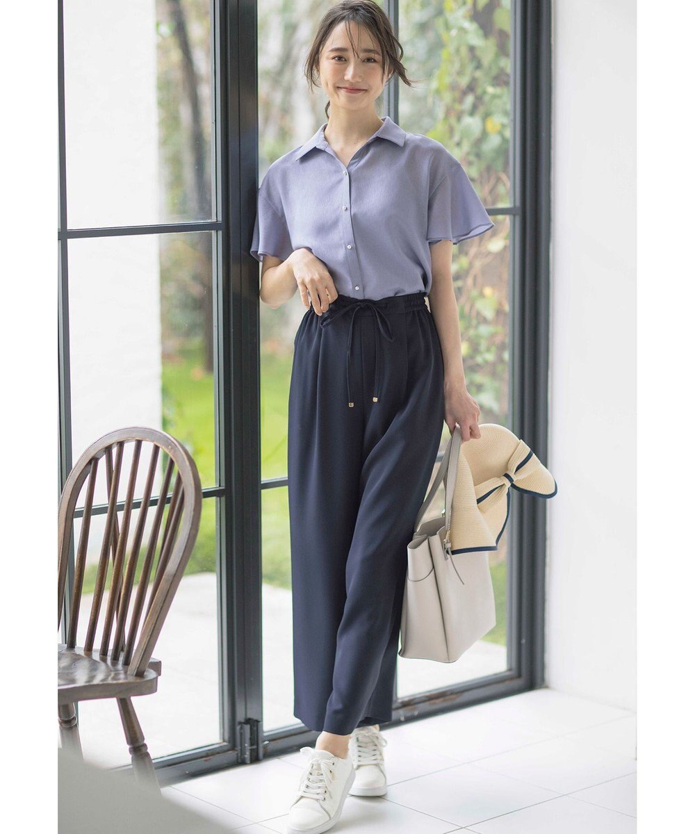 ANY SIS 【洗える】イージードロスト ワイドパンツ 