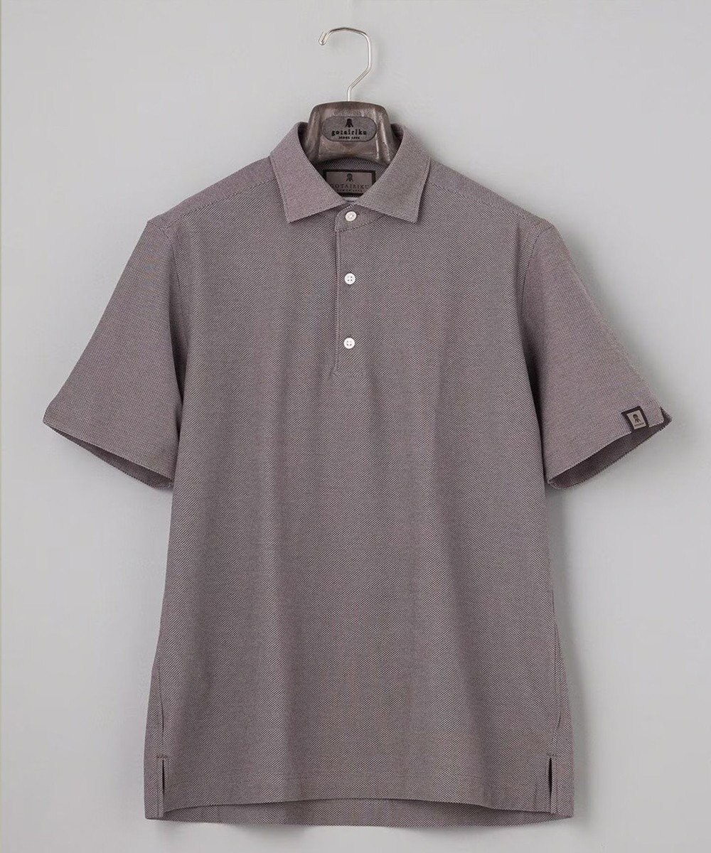 GOTAIRIKU 2年連続売上NO1【仕事で着られる】キレイめ 鹿の子ビズポロシャツ 