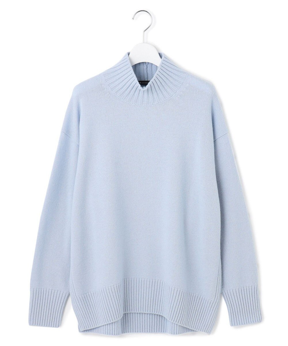 23区 【洗える】カシミヤブレンド ハイネック ニット 