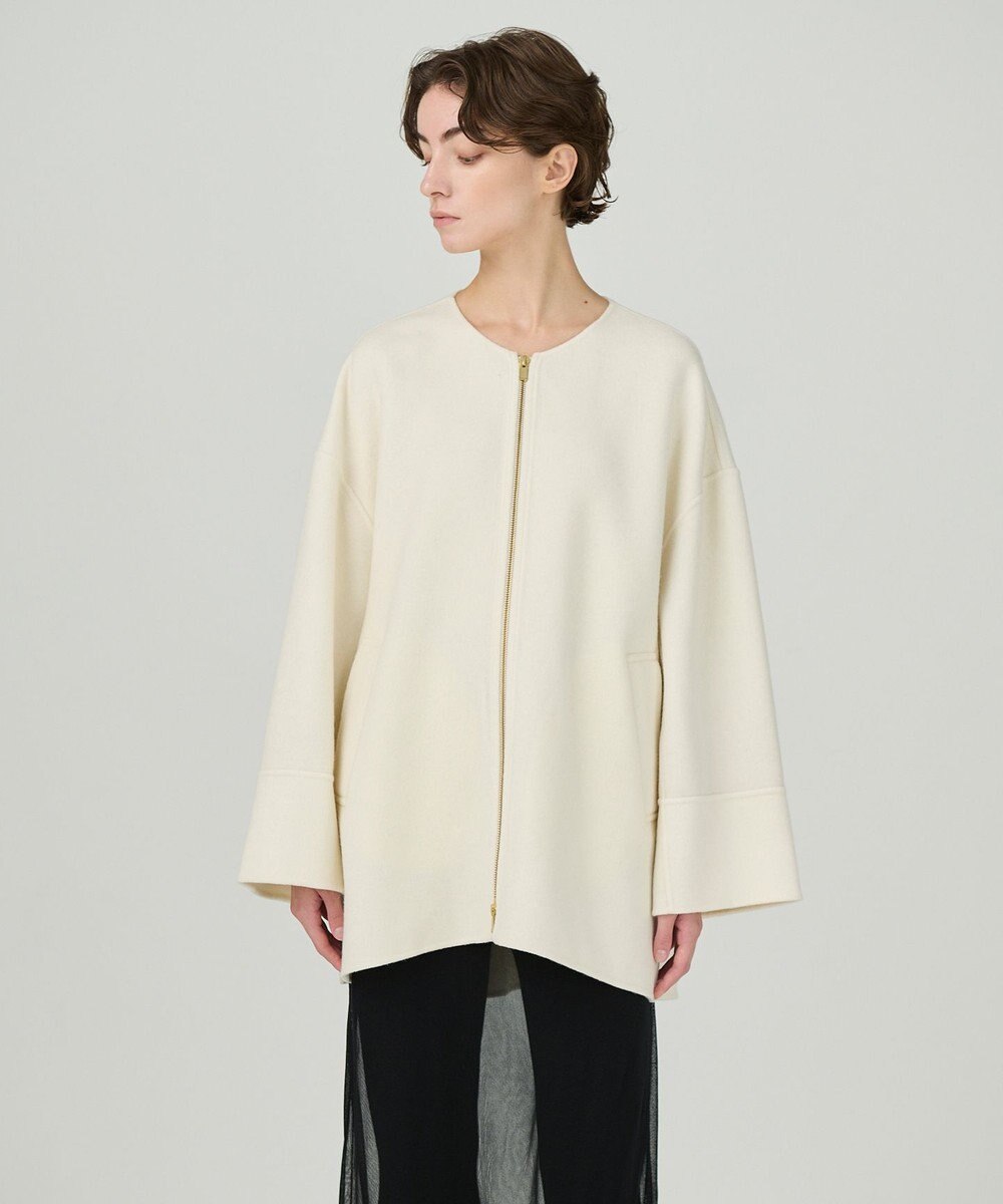 GRACE CONTINENTAL フードストールリバーコート 