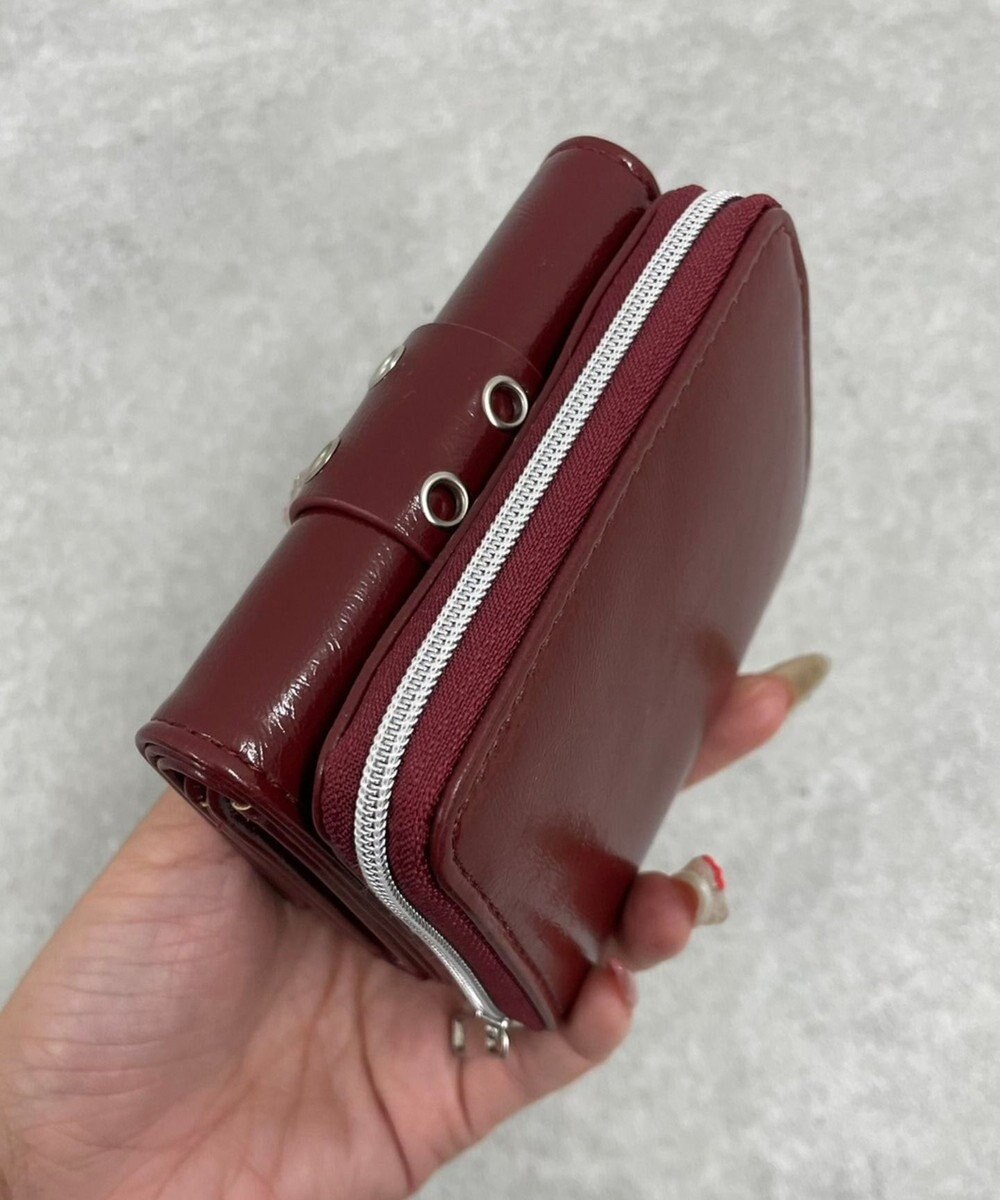 WEGO ハトメベルトフラップウォレット 