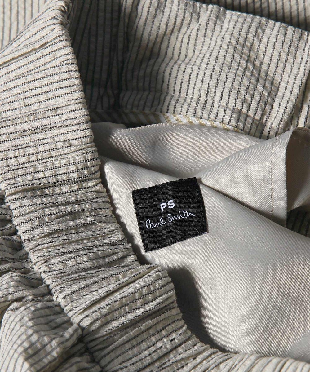 Paul Smith ストライプ シアサッカー ワイドパンツ 