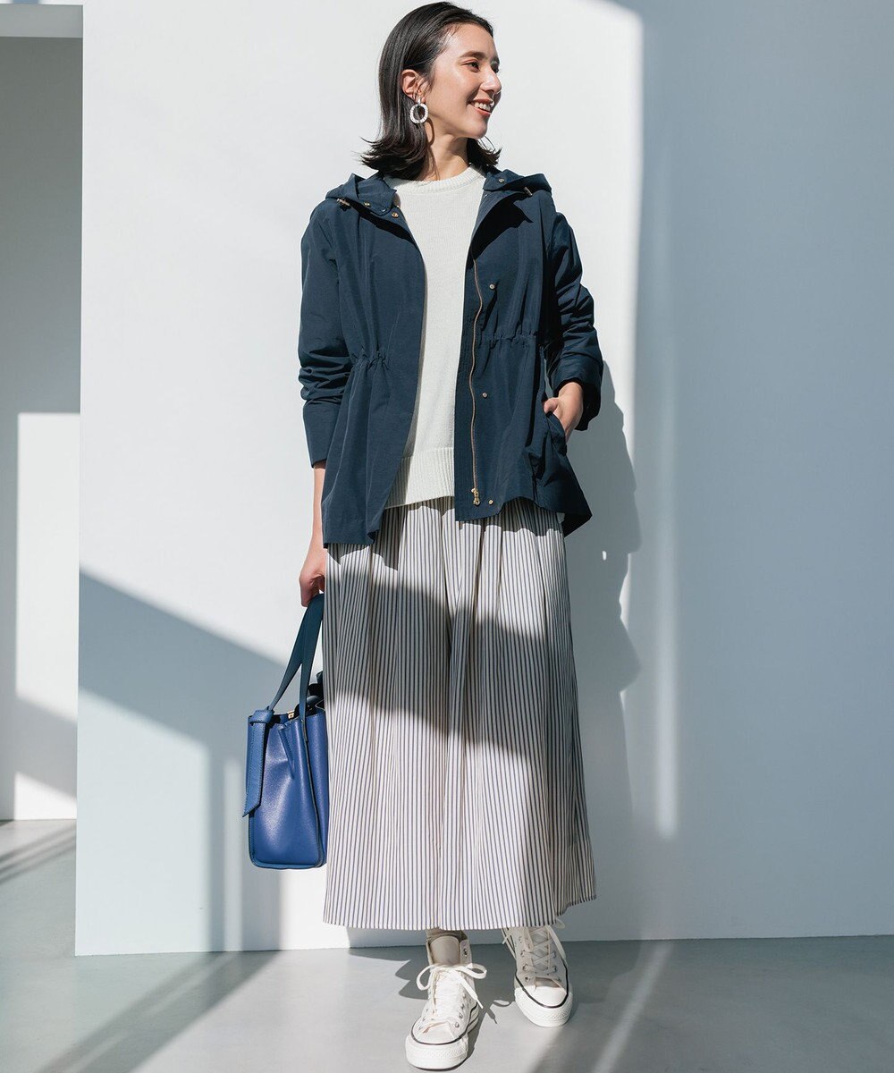 組曲 L 【フード取り外し可】2WAYショート丈ライトアウター 