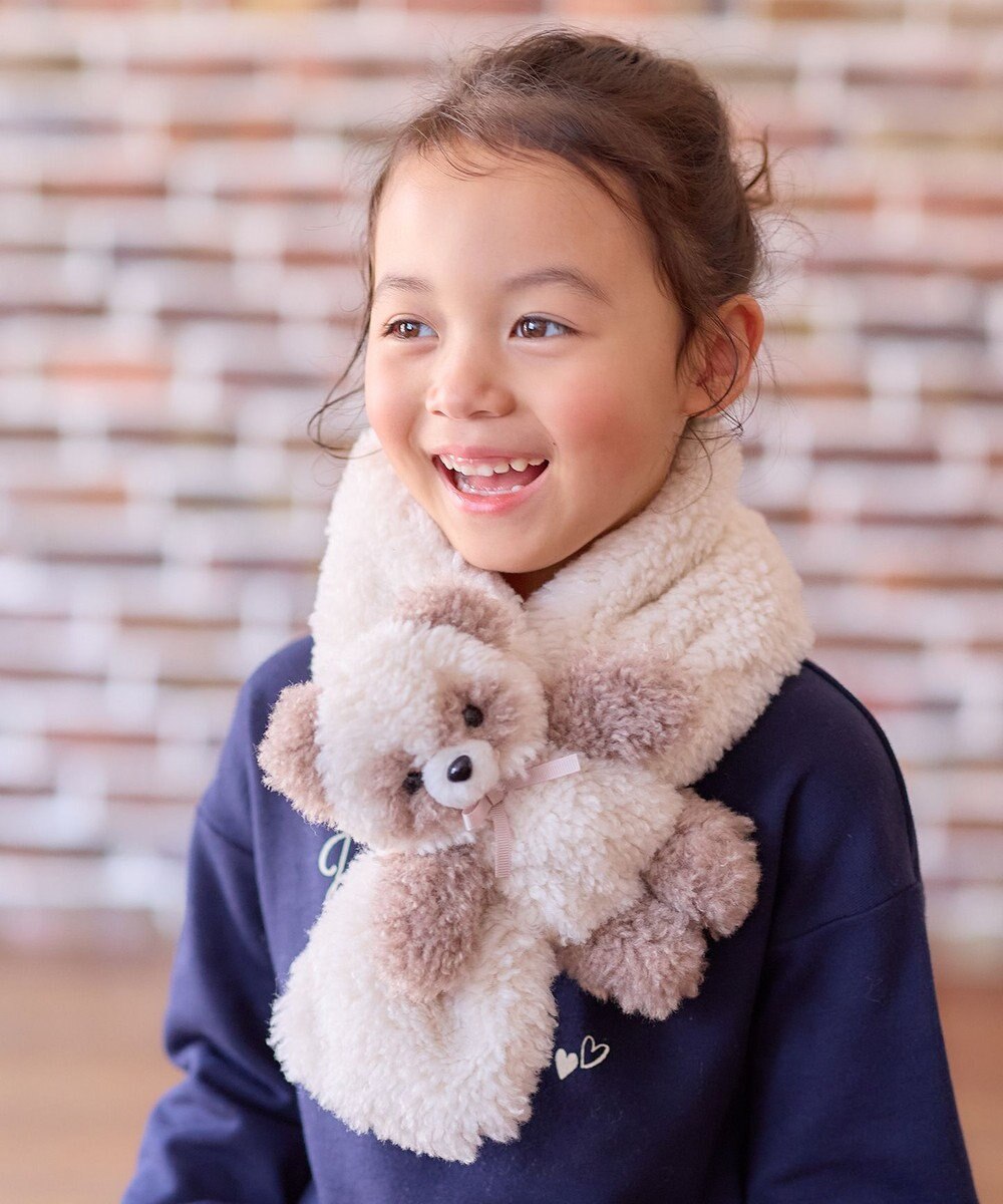 ANY KIDS アニマル ふわふわ マフラー 