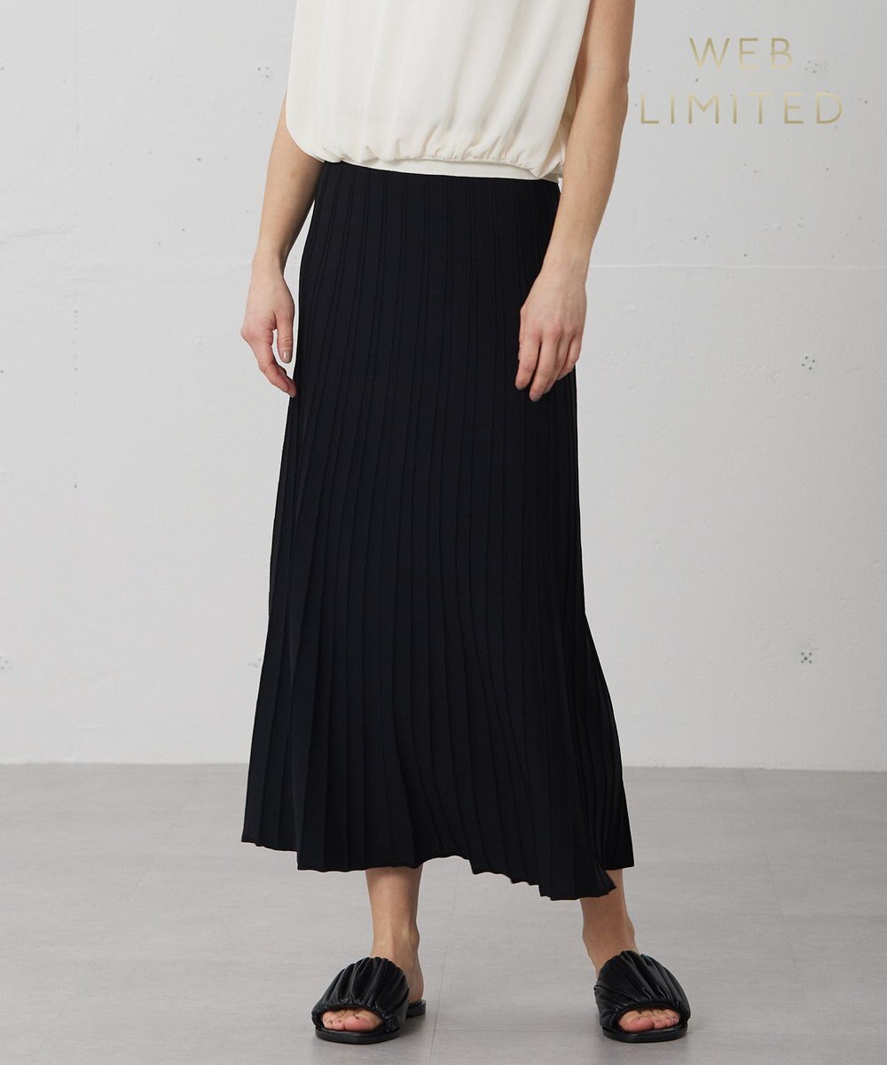 BEIGE， 【WEB限定】 MONSTERA / ニットスカート 