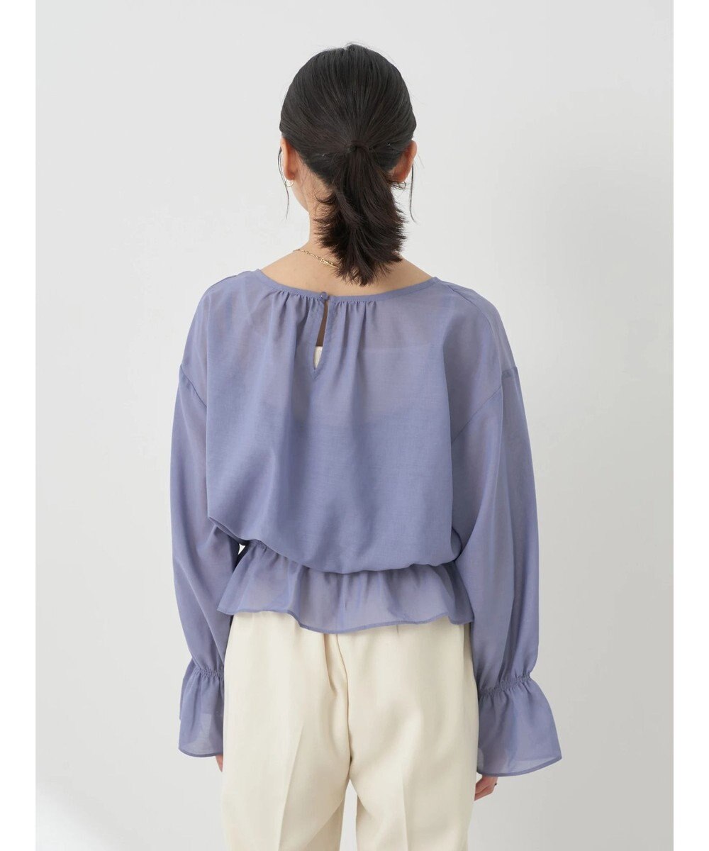 earth music&ecology シャーリングシアーブラウス 