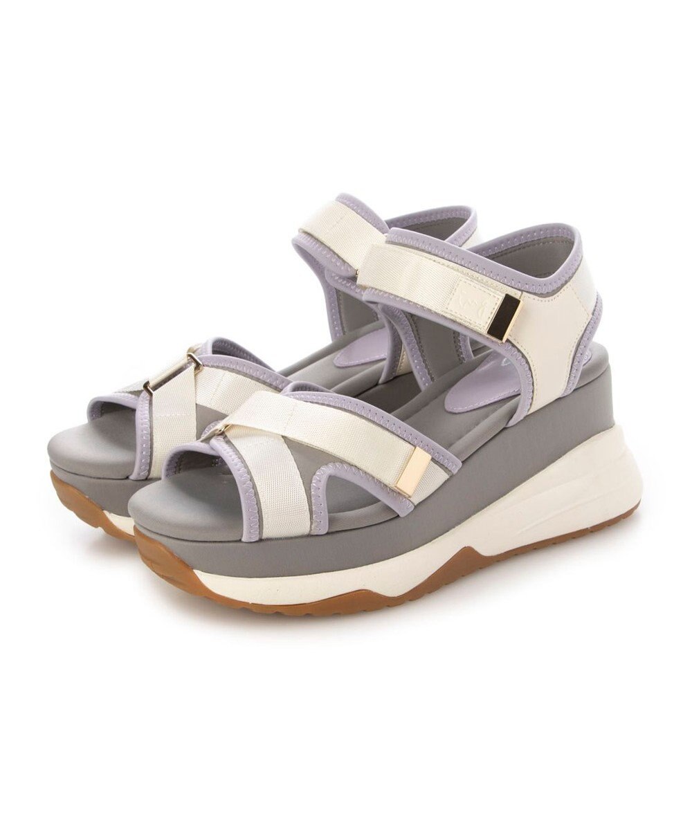 ing <ing>厚底スポーツサンダル 