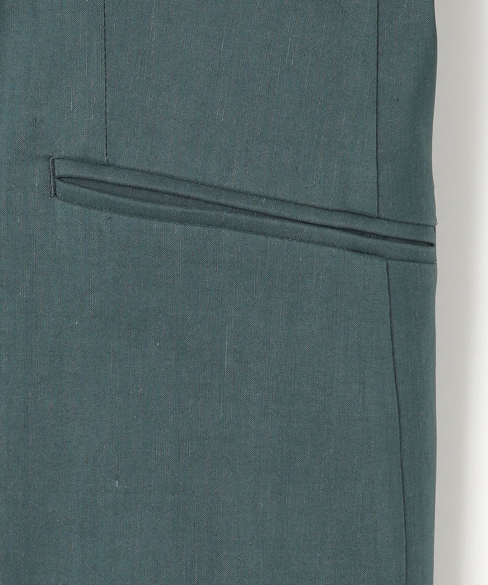 23区 【洗える】リネンレーヨンストレッチ ダブル ジャケット 