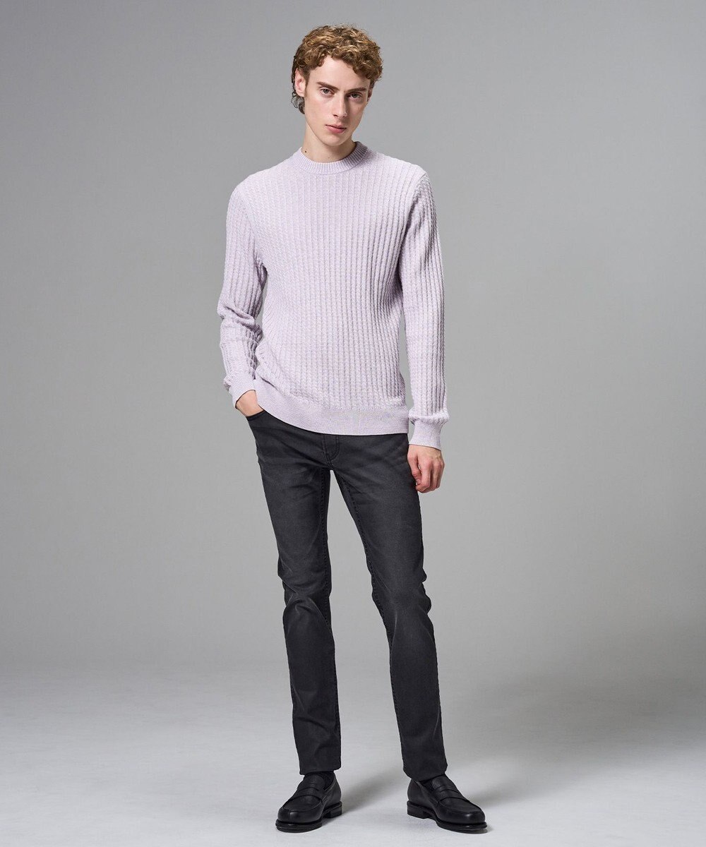 JOSEPH HOMME 【新柄】シルクバルキー クルーネックニット 