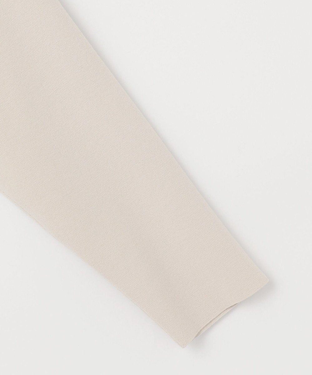 自由区 【洗える】レーヨンポリエステルスムース ペプラムニット 