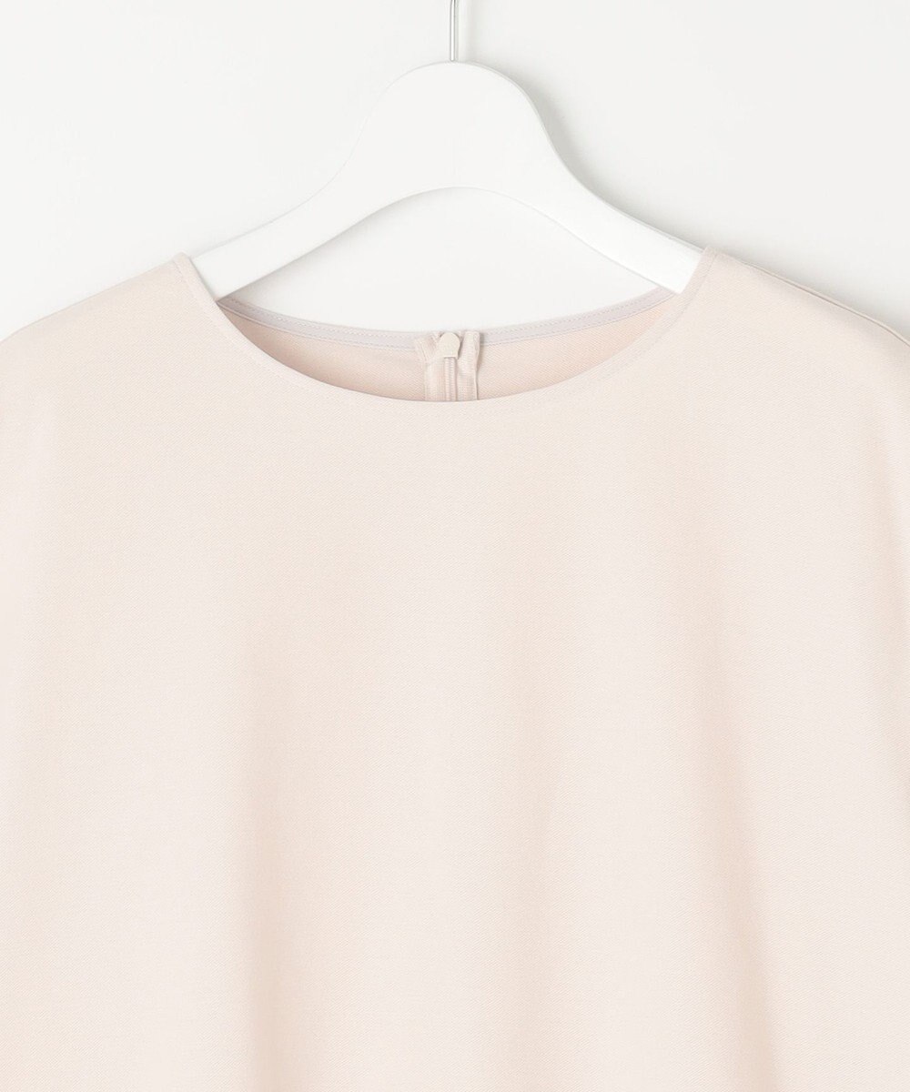 自由区 【WEB限定カラーあり】【UVカット・吸水速乾・洗える】ツイストプレーンラッフルスリーブ カットソー 