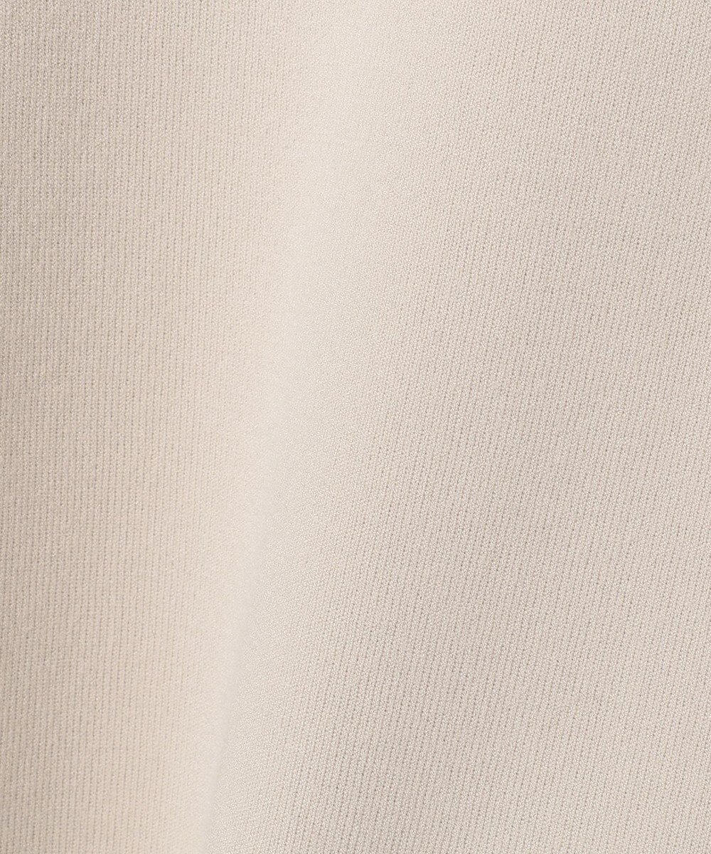 自由区 【洗える】レーヨンポリエステルスムース ペプラムニット 