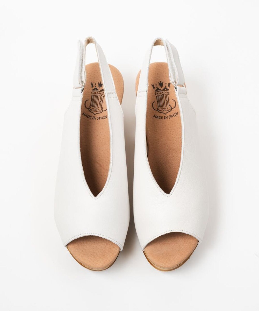 BONTRE 【BONTRE/ボントレ】ウッド調ウェッジサンダル/90502-RS 