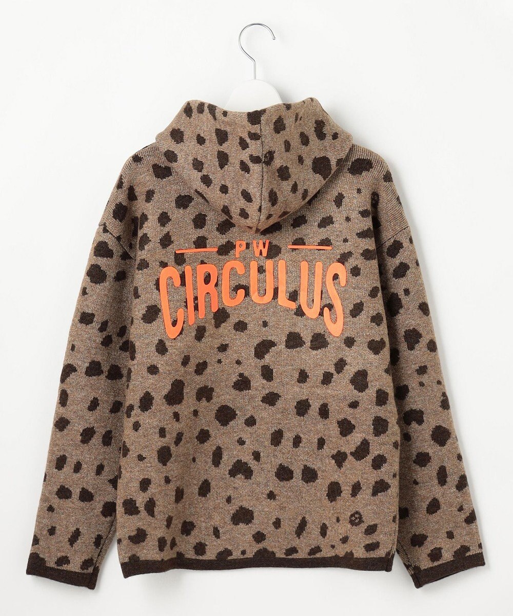 PW CIRCULUS 【WOMEN】SNOW LEOPARD柄フーディー 