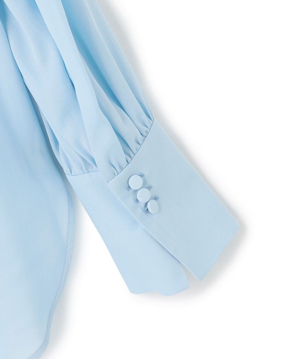 ICB L セルロースシルクビエラ ボウタイ付きブラウス 