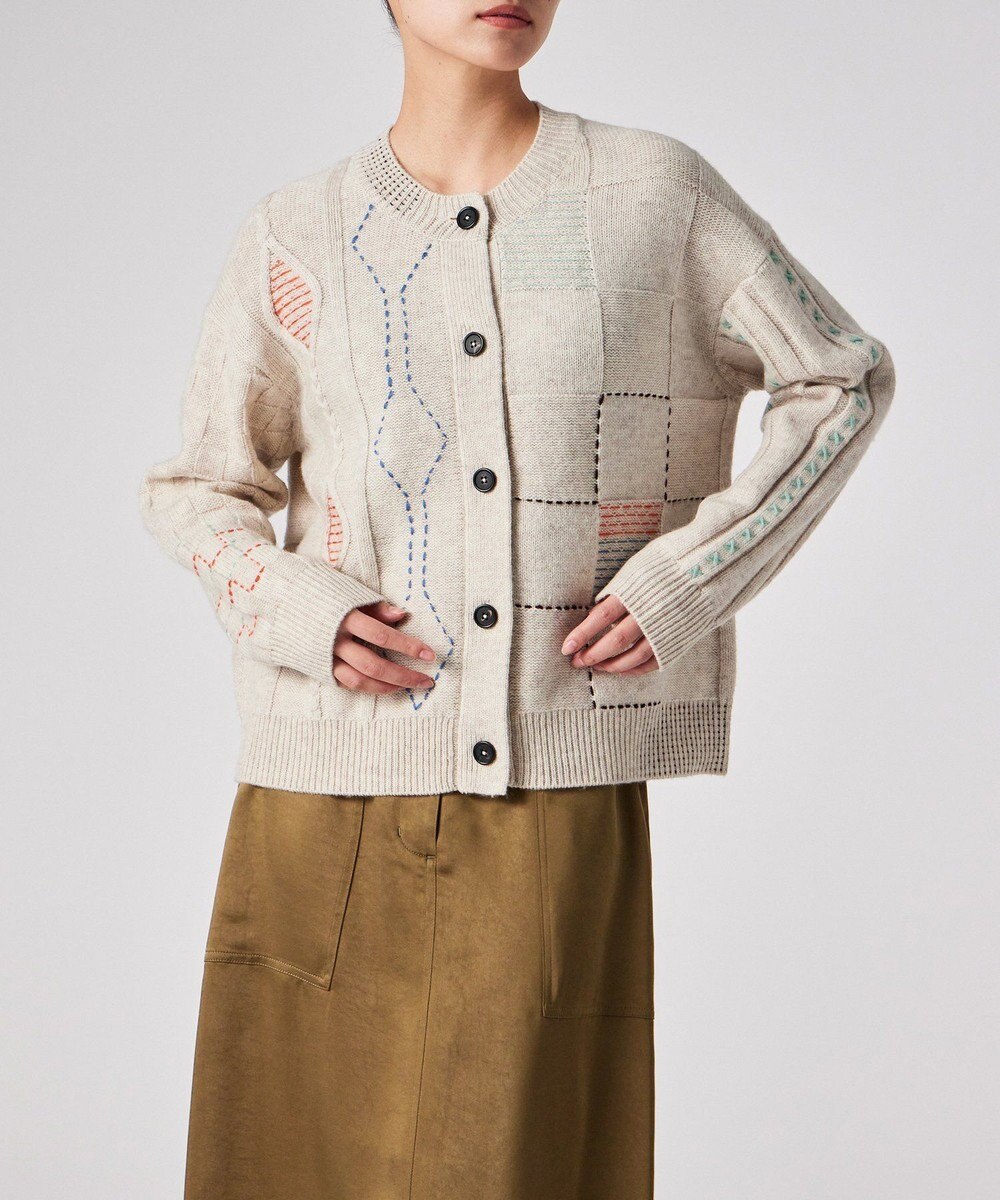 Paul Smith パッチワーク カーディガン 
