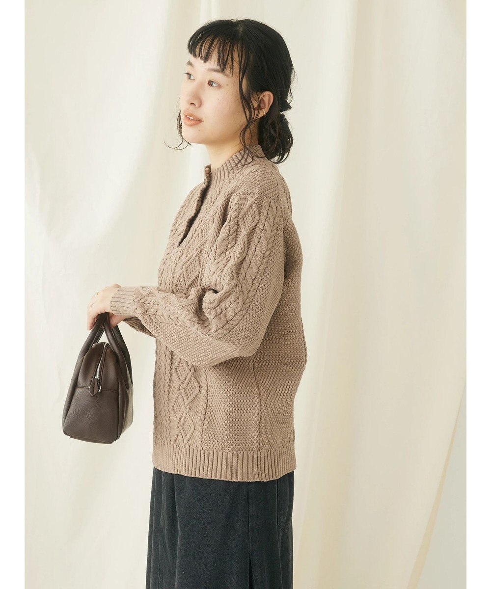 CRAFT STANDARD BOUTIQUE リサイクルポリエステルヘンリーネックプルオーバー 