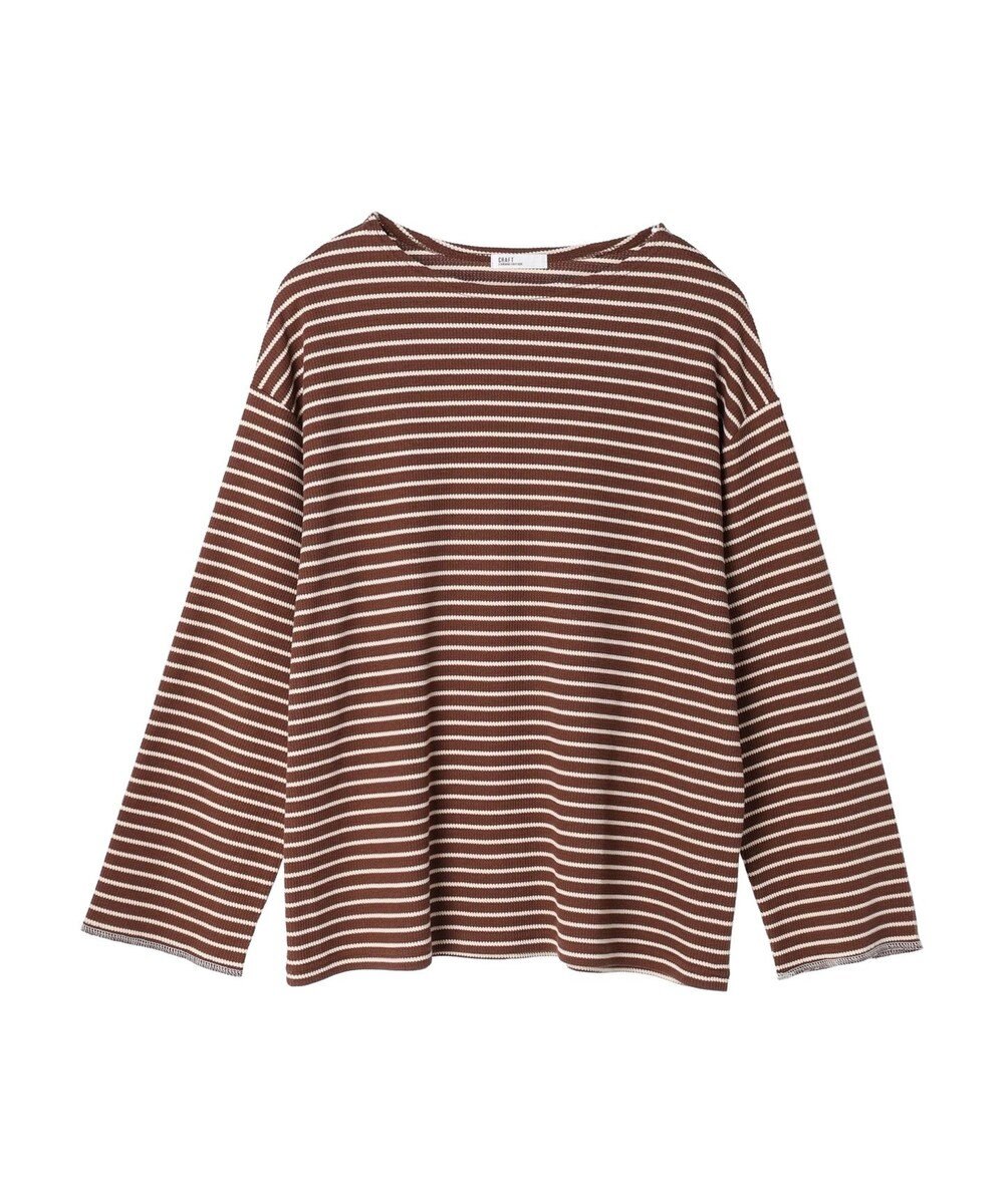 CRAFT STANDARD BOUTIQUE ボーダーワッフルプルオーバー 