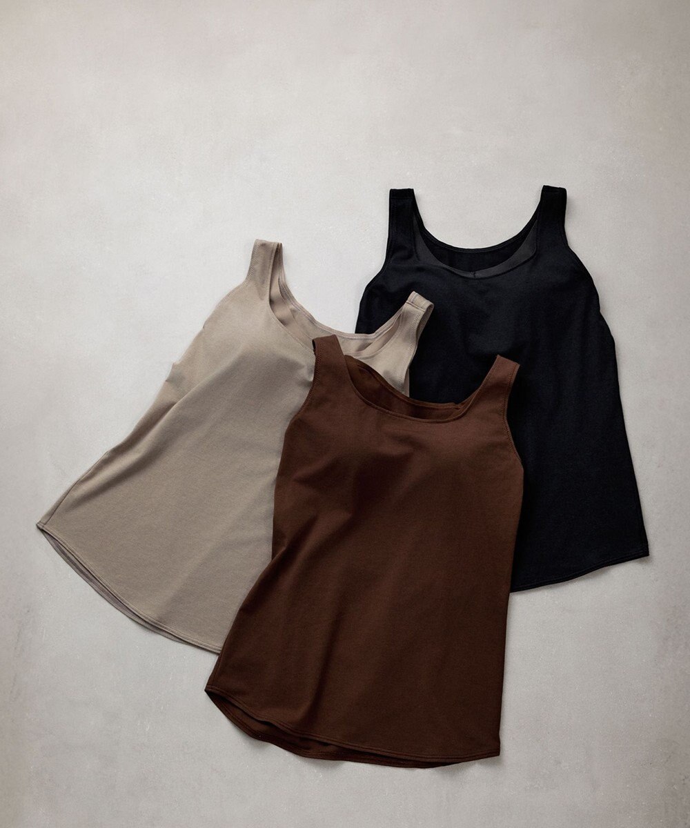 WACOAL カップ付きインナー 【ハグするブラトップ】 肌にとけこむフィット感 バストの立体感をキープ 洗濯機洗い(ネット使用)可能 レディース CLB759 /ワコール 