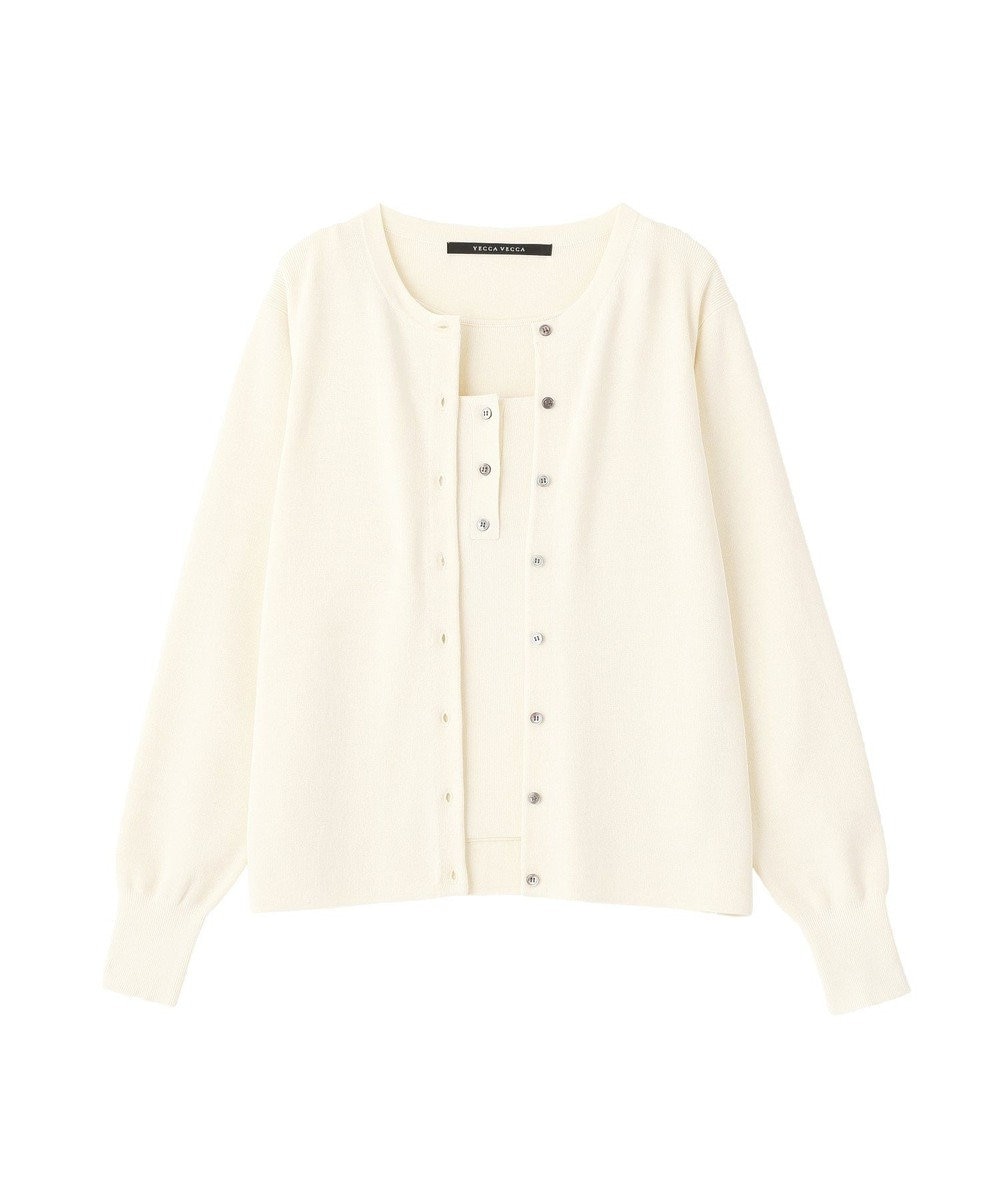 YECCA VECCA [UVカットマシンウォッシャブル]アンサンブルニット 