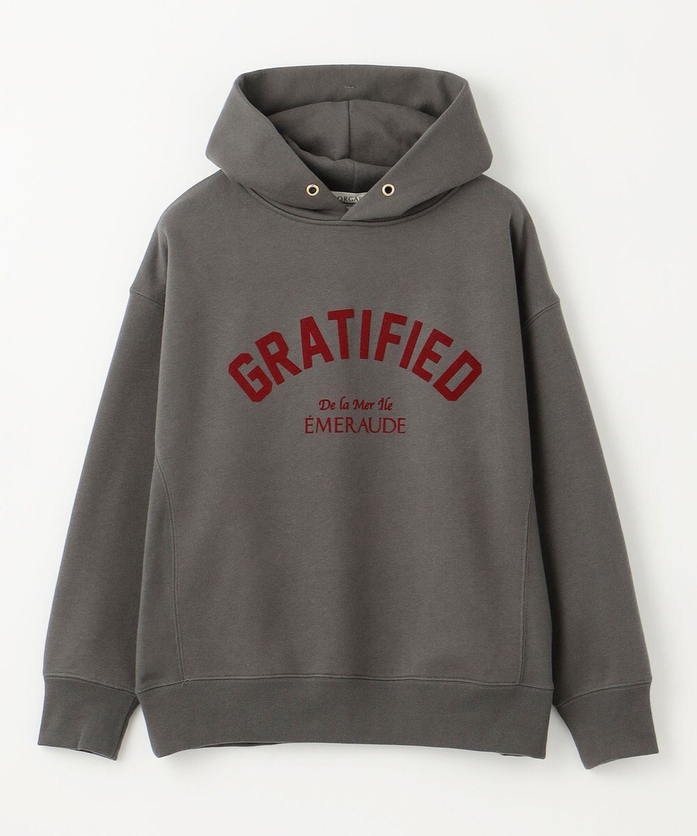 ANY 【洗濯機可能/サスティナブル】ロゴ裏起毛パーカー 