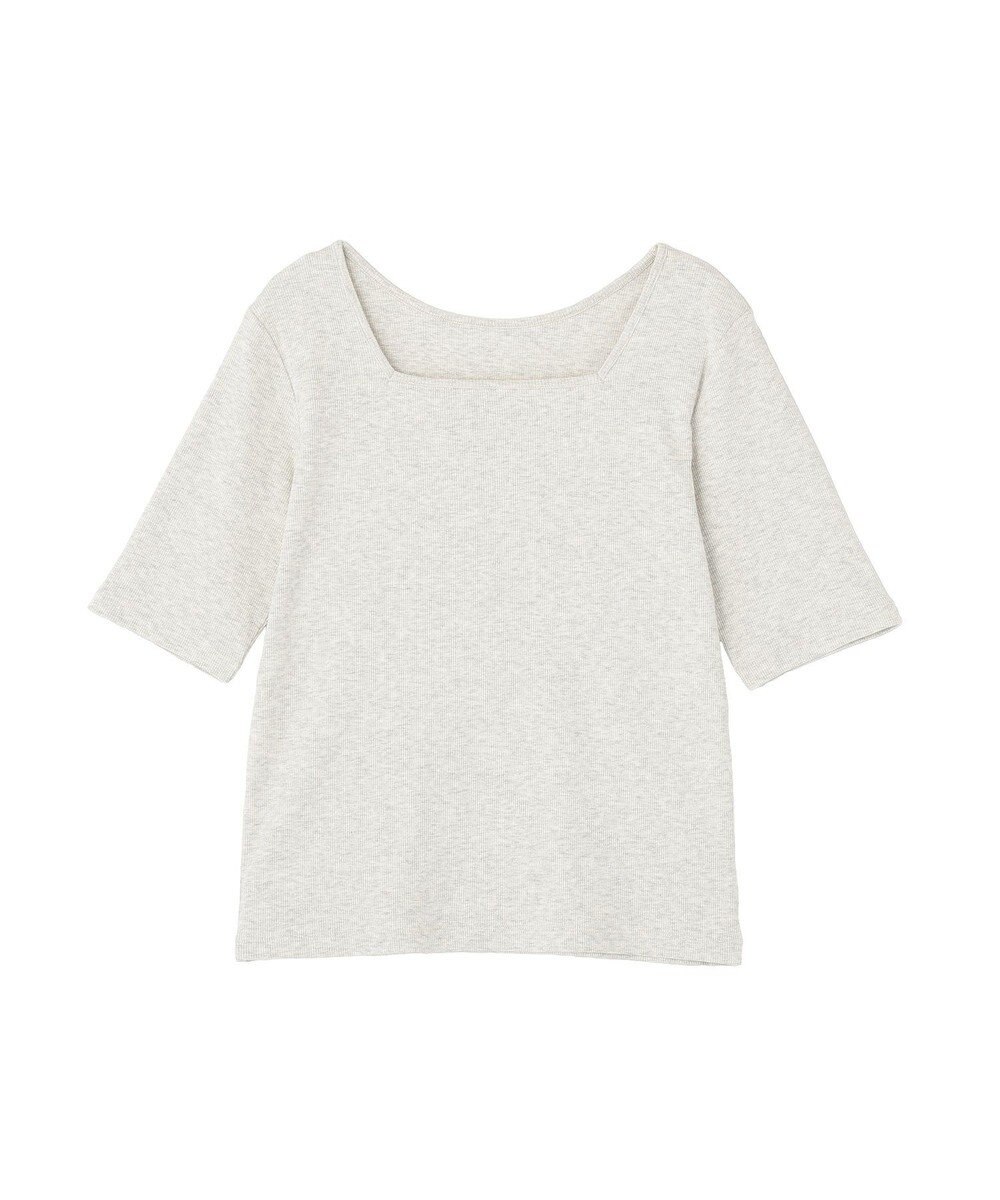 AMERICAN HOLIC スクエアネック5分袖プルオーバー 