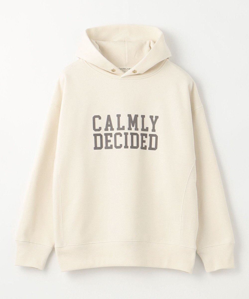 ANY 【洗濯機可能/サスティナブル】ロゴ裏起毛パーカー 