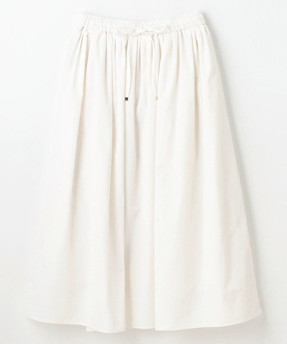 ANY L 【ウエストゴム】タックギャザーフレアスカート 