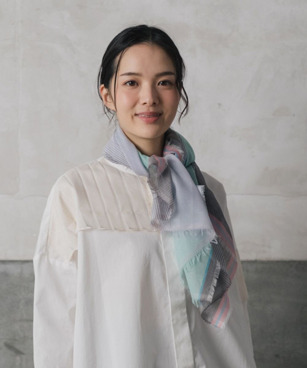 POLS 播州織 極細コットンストール Sサイズ 