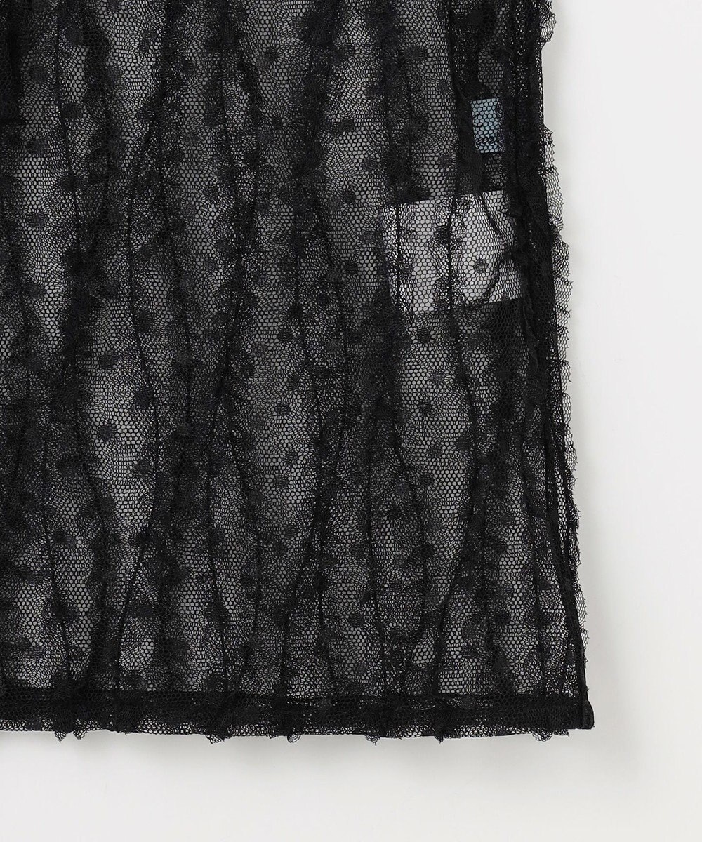 組曲 【前後着用可】チュールフリル ブラウス 