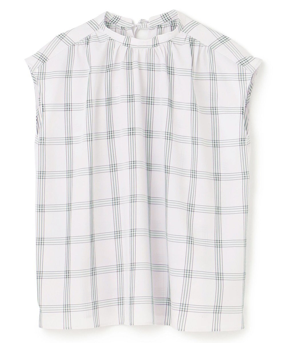 UNFILO シアー2WAYブラウス 