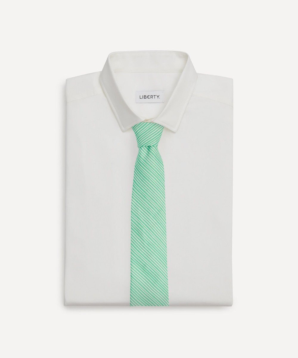 LIBERTY. エレメンツ プリンテッド シルク タイ 