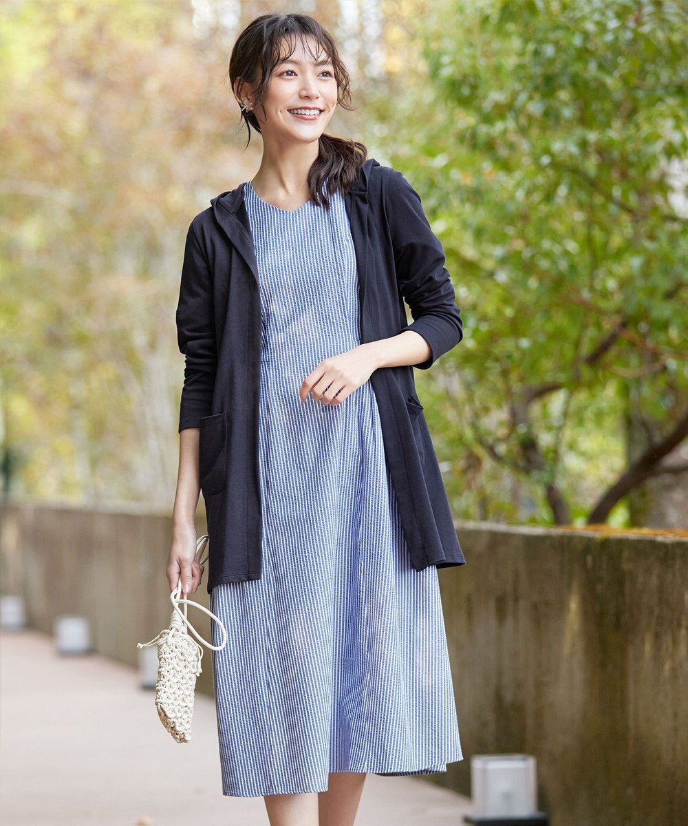 Tiaclasse 【小倉優子さん着用・UVケア・接触冷感】“やみつき”カットソーパーカーカーデ 