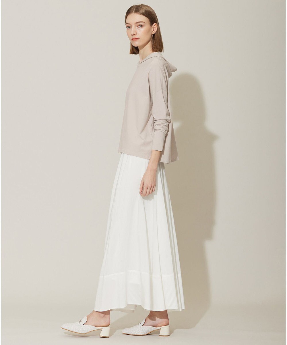 ICB 【洗える】レーヨンシルクローン フレアスカート 