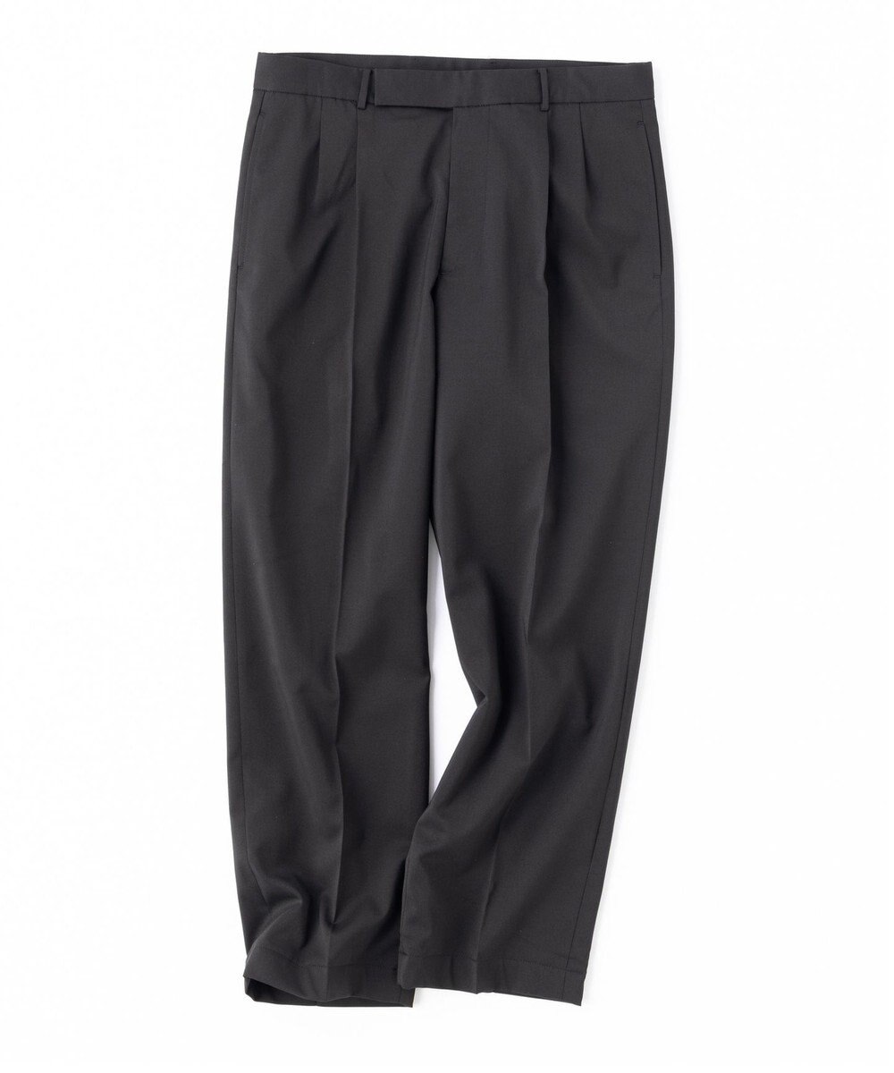UNFILO MENS ウールライク ワイドパンツ 