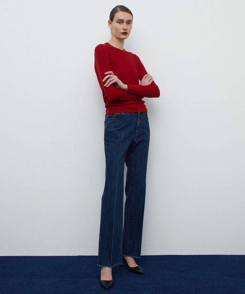 BEIGE， 【S-size】TRONCHET / セミフレアデニム 