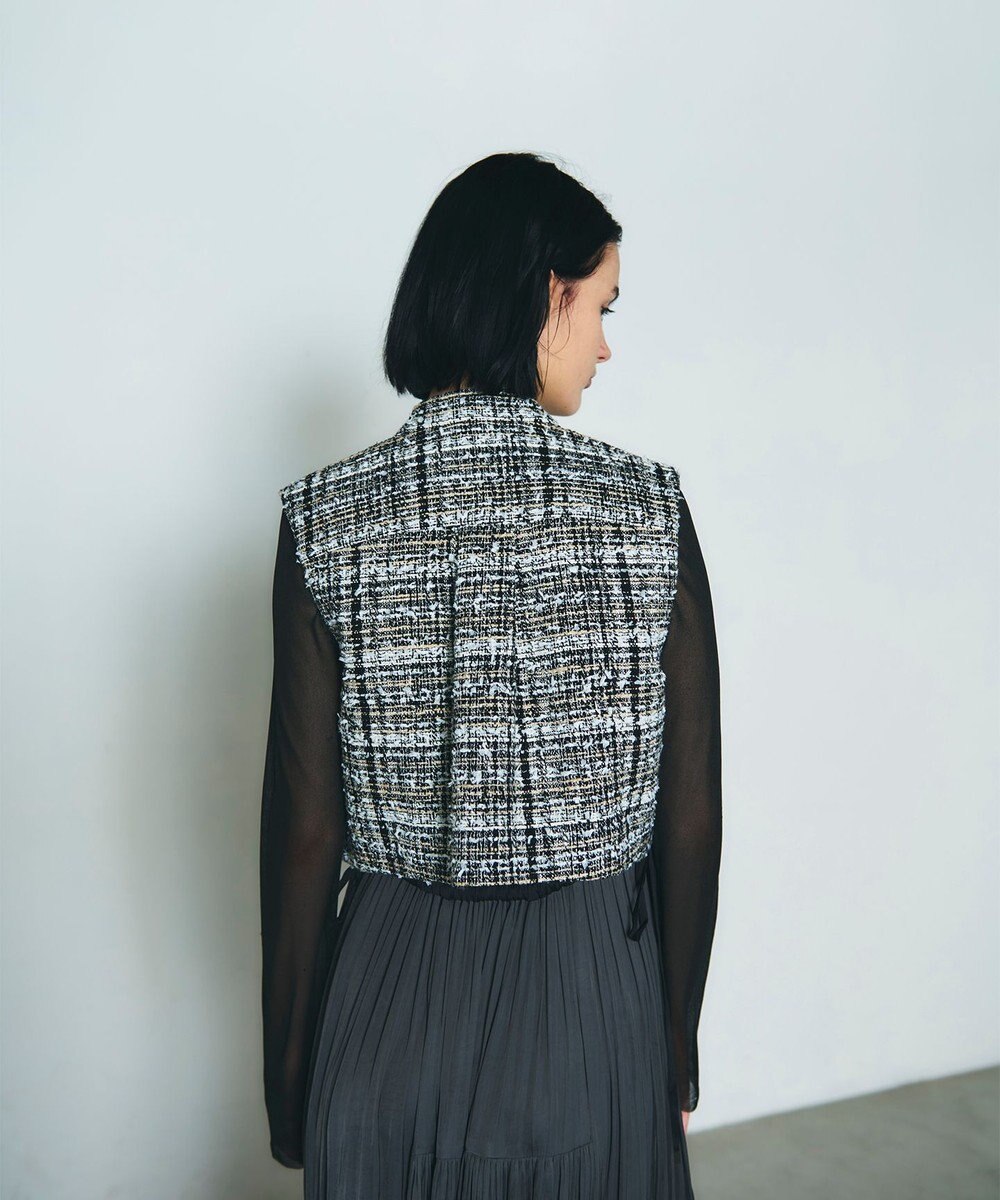 GRACE CONTINENTAL フリンジミニベスト 