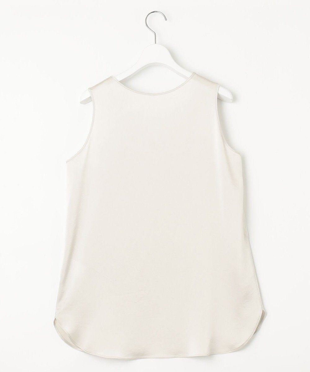 23区 S 【洗える】サテン タンクトップ 