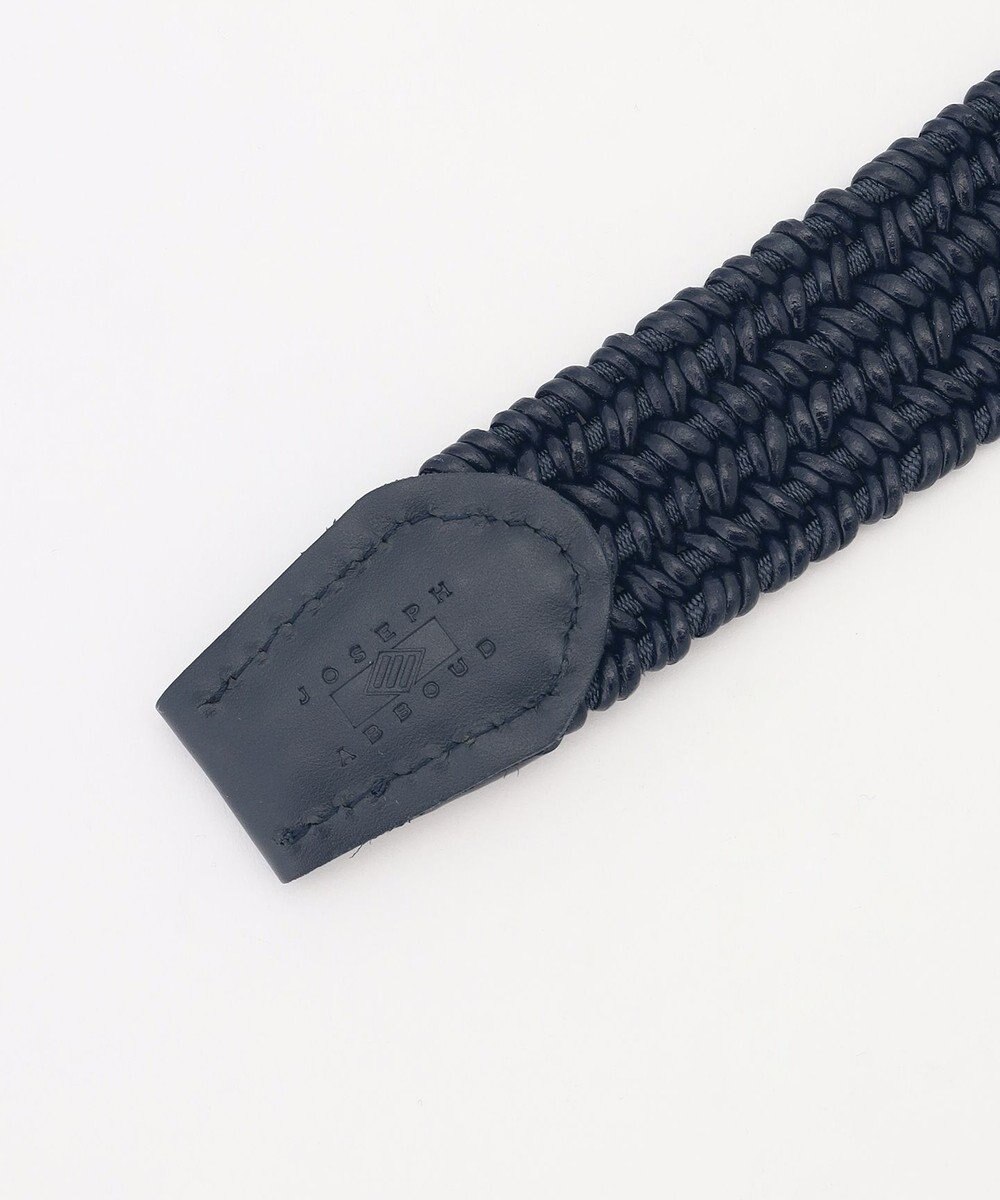 JOSEPH ABBOUD 【イタリア素材・ストレッチ・日本製】メランジラウンドコードレザーベルト　26SSモデル 