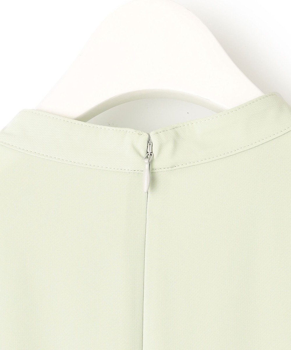 ICB 【WEB限定カラーあり・速乾・洗える】BackSatinAmunzen スカーフタイブラウス 