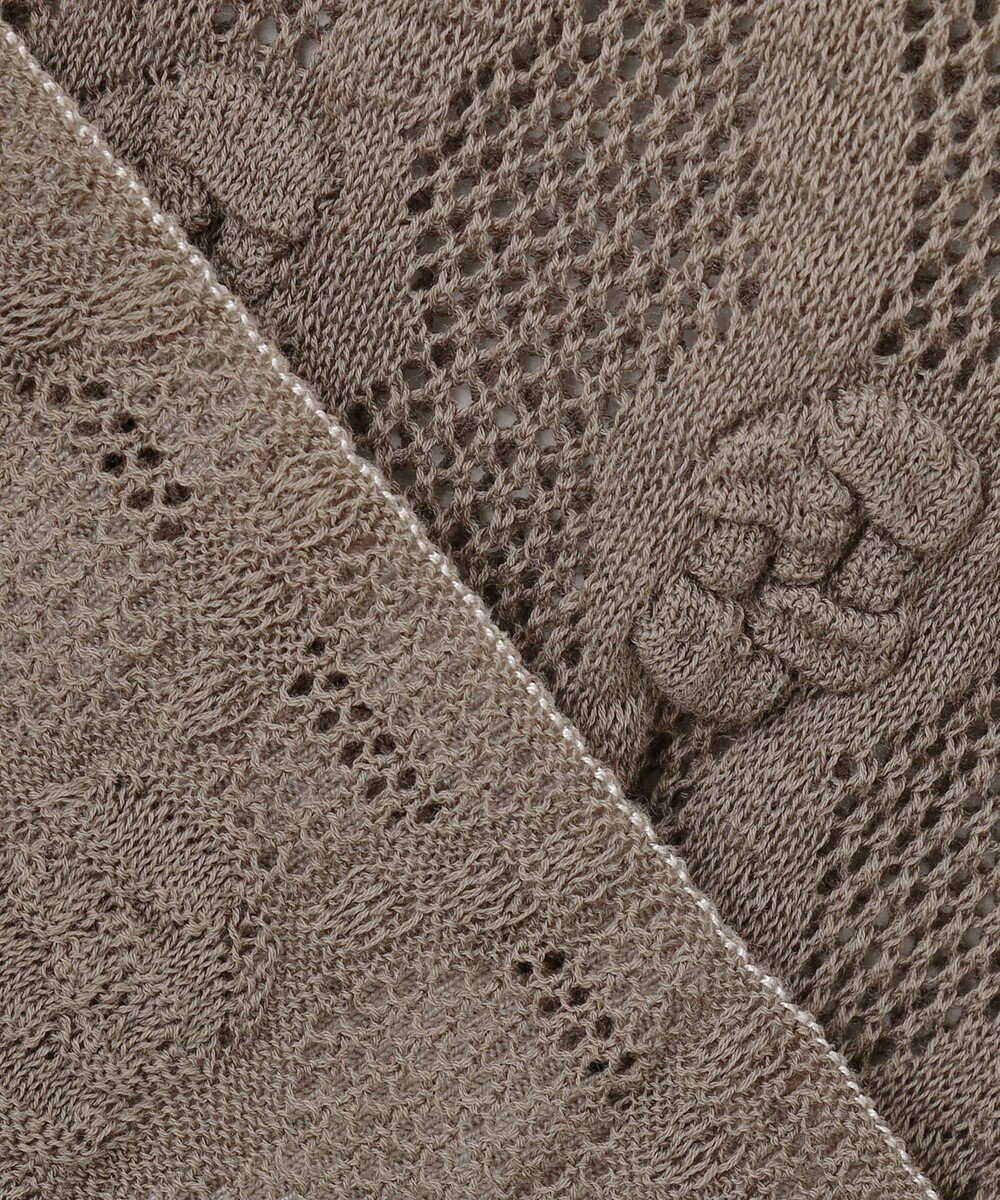 自由区 【カトリエムブーケ】Motif de roses ローズモチーフカーディガン 