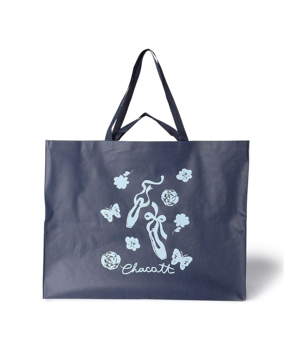 Chacott フラワー不織布バッグL 