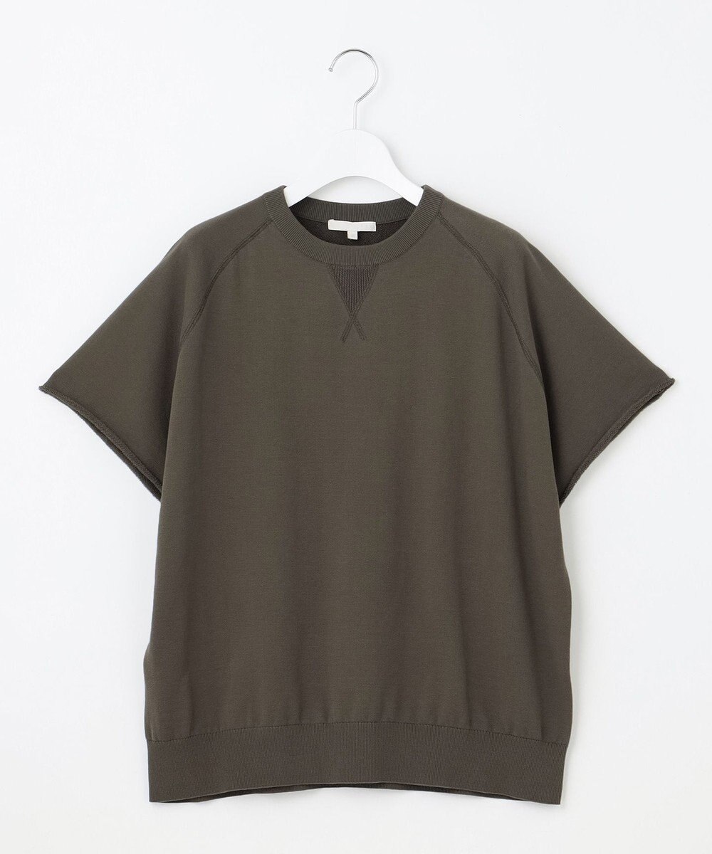 自由区 【洗える】コットンループバックスウェット ニット 