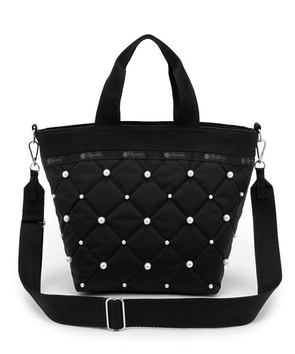 LeSportsac BUCKET TOTE W PEARLS2/ミッドナイトパール 