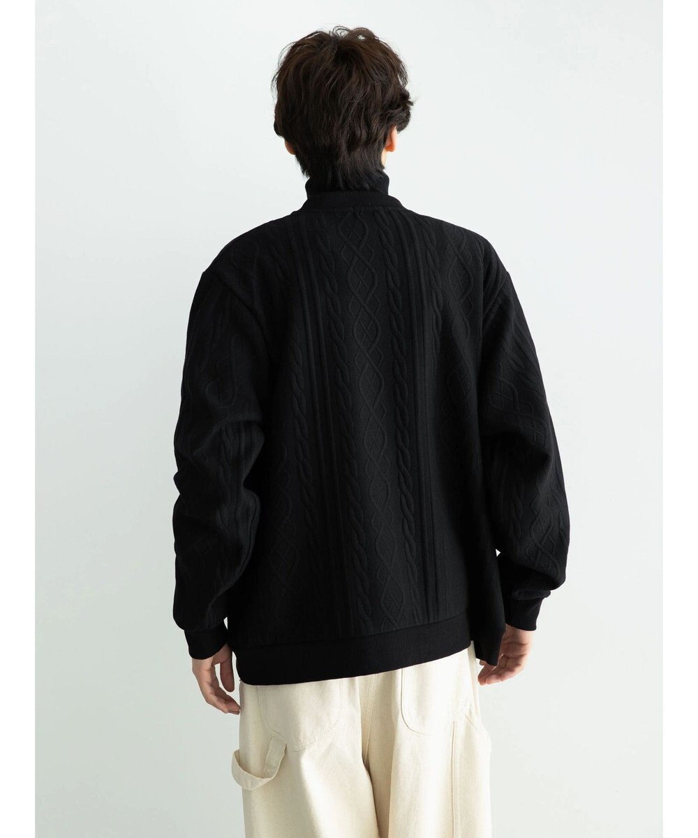 CRAFT STANDARD BOUTIQUE ケーブル柄カットカーディガン1 