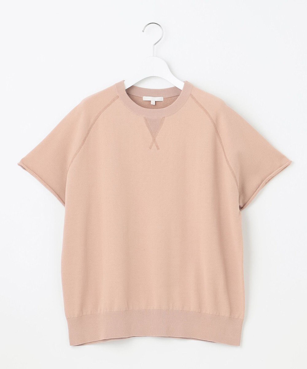 自由区 【洗える】コットンループバックスウェット ニット 