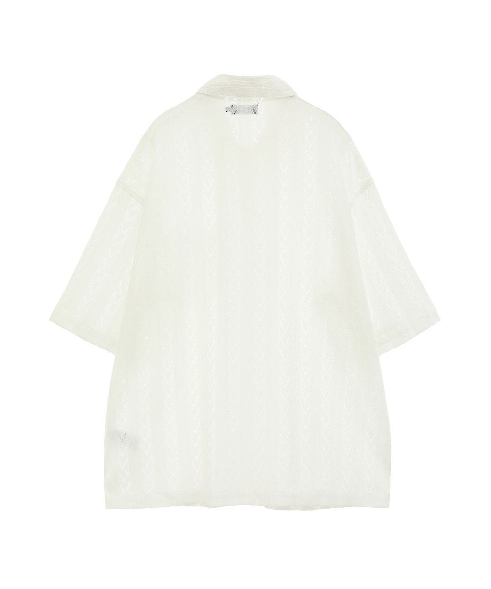 CRAFT STANDARD BOUTIQUE レースオープンカラーシャツ 