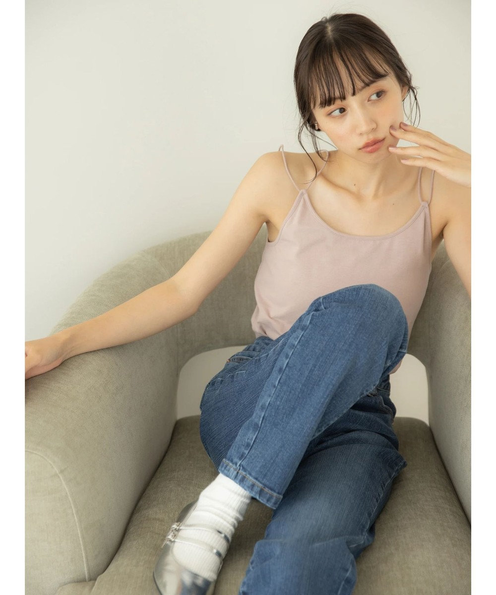earth music&ecology ダブルストラップキャミソール 