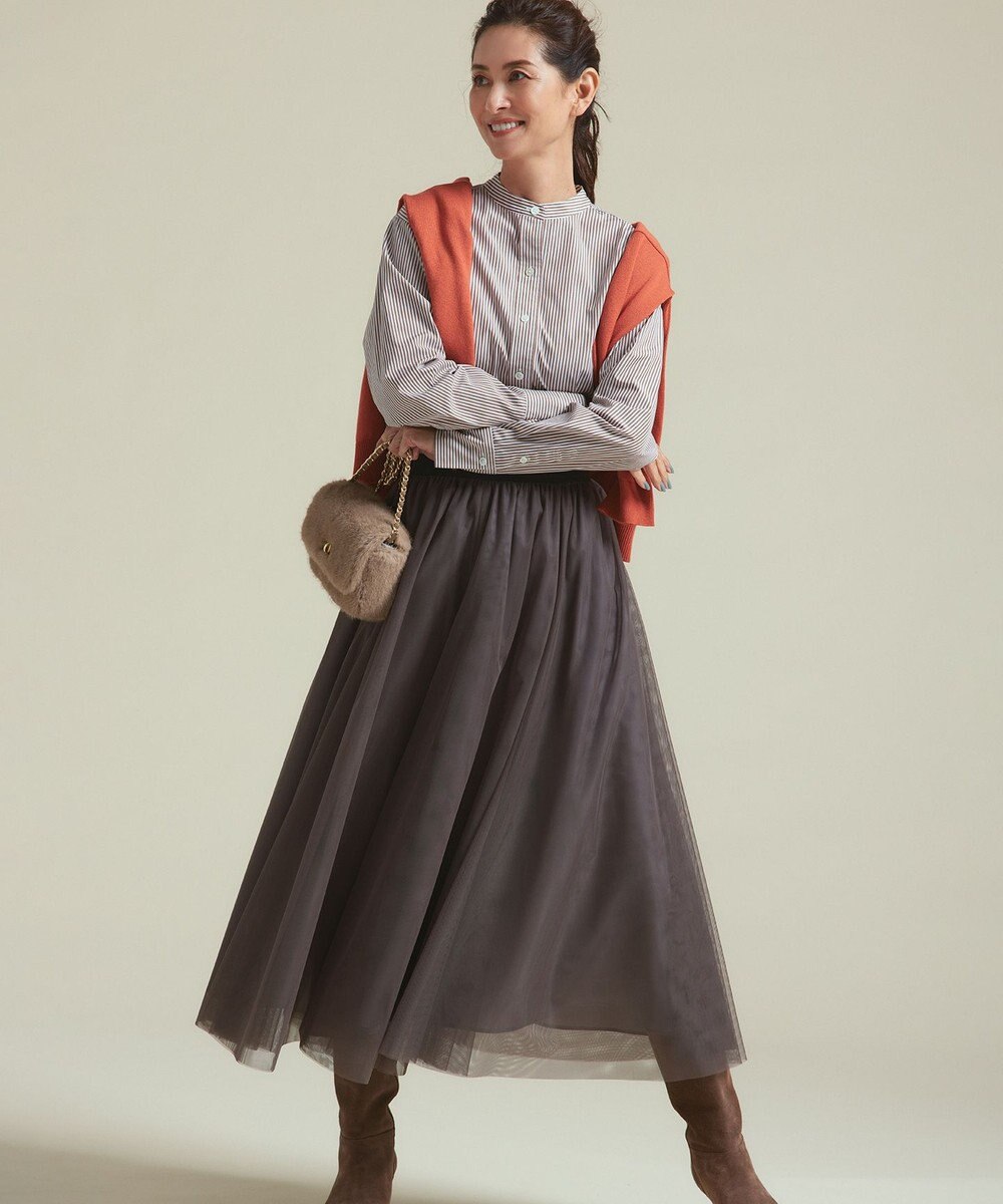 23区 フェイクファーチェーン ショルダー バッグ 