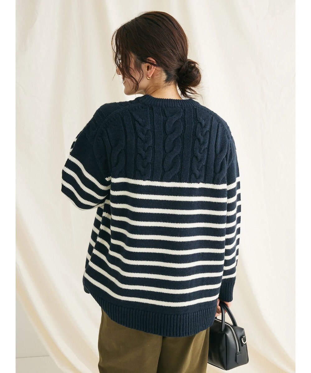 CRAFT STANDARD BOUTIQUE ケーブル×ボーダードッキングプルオーバー 